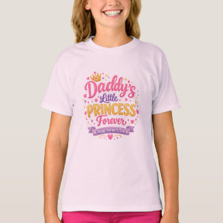 Vatertag Papa & Tochter Süßes Liebesdesign T-Shirt