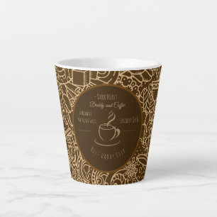 Vatertag, Papa und Kaffee, Bester Vater Aller Zeit Milchtasse