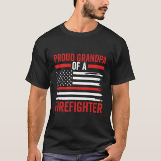 Vatertag Patriotischer Papa Proud Großvater einer  T-Shirt
