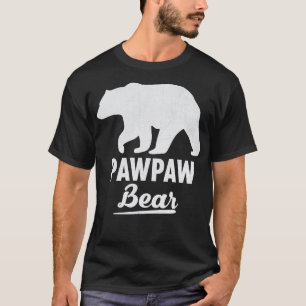 Vatertag Pawpaw Bär Grandpa Geschenk Männer T-Shirt