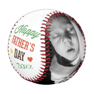 Vatertag Personalisiert farbenfroh Baseball