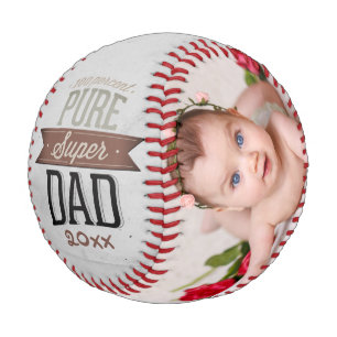Vatertag Personalisiert Pure Super Vater Baseball