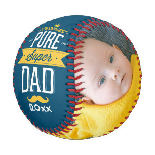 Vatertag Personalisiert Pure Super Vater Baseball