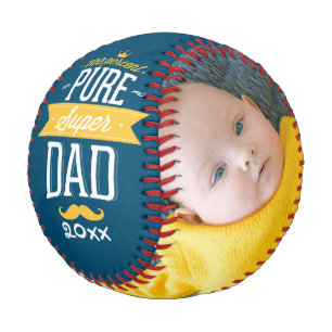Vatertag Personalisiert Pure Super Vater Baseball
