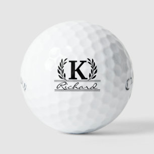 Vatertag   Personalisierter Mit Monogramm Abruf Golfball
