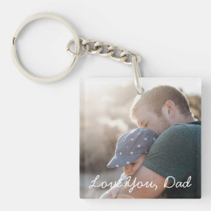 Vatertag Personalisiertes Foto Schlüsselkette Schlüsselanhänger