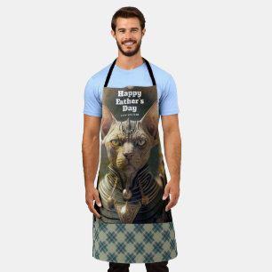 Vatertag Personalisiertes Foto Viking Cat. Schürze