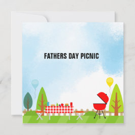 Vatertag Picnic Einladungskarte