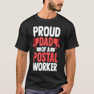 Vatertag Postman Daddy stolz Vater einer Postleitz T-Shirt