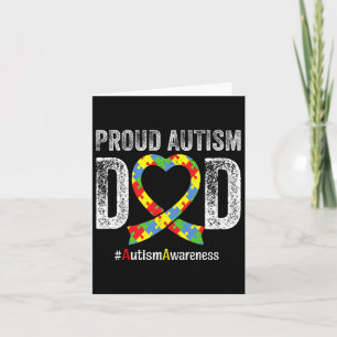 Vatertag Proud Autism Vater Autismus Sensibilisier Karte