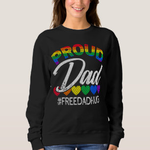 Vatertag Proud Vater Transgender Gay Rainbow Lgb Sweatshirt