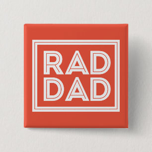 Vatertag - Rad Dad Button
