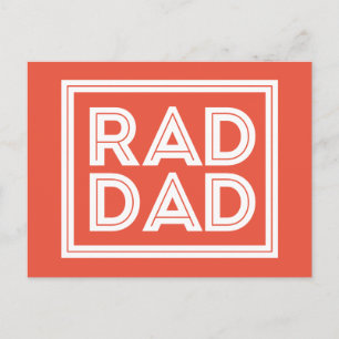 Vatertag - Rad Dad Postkarte