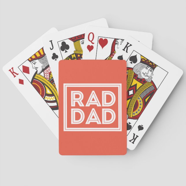 Vatertag - Rad Dad Spielkarten (Rückseite)