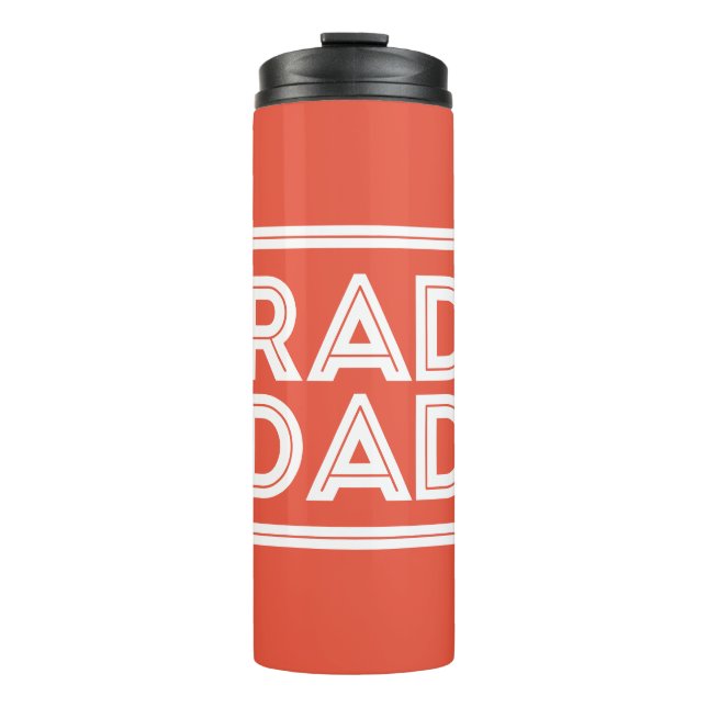 Vatertag - Rad Dad Thermosbecher (Vorderseite)