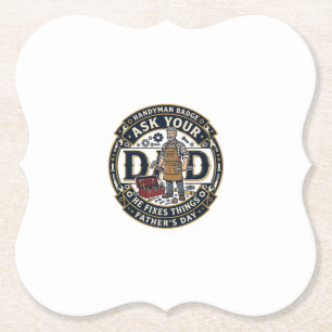 Vatertag Reparatur Papa Shirt Frag Deinen Papa Er Untersetzer