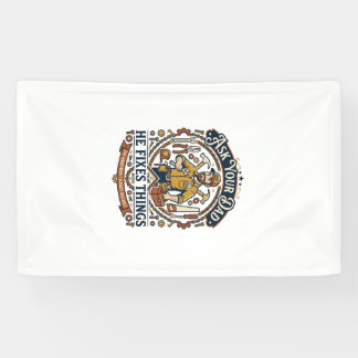 Vatertag Reparatur Papa T-Shirt Frag Deinen Papa E Banner