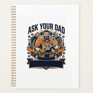 Vatertag Reparatur Papa T-Shirt Frag Deinen Papa E Planer