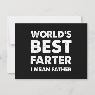Vatertag Retro Papa Weltbester Furzer Ich meine Save The Date