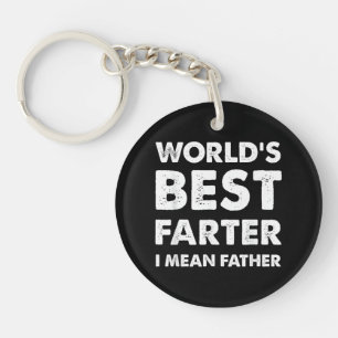 Vatertag Retro Papa Weltbester Furzer Ich meine Schlüsselanhänger