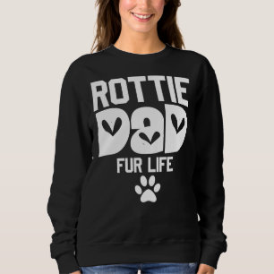 Vatertag Rottie Mama Fur Leben Rottweiler Vater 27 Sweatshirt