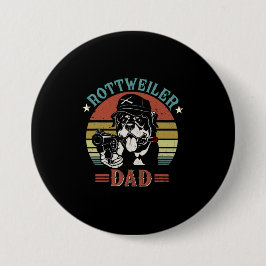 Vatertag | Rottweiler Hund Papa Button