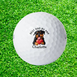 Vatertag Rottweiler Welpe  Golfball