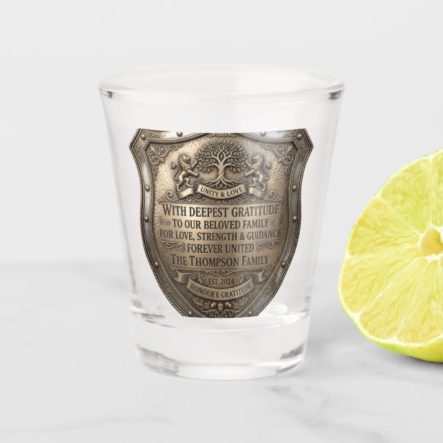 Vatertag Schnapsglas (Vorderseite)