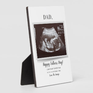 Vatertag Script Ultrasound Foto Schwangerschaft Va Fotoplatte