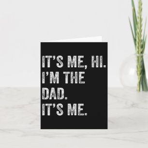 Vatertag Shirt lustig sein Ich Hi I&# m Der Vater Karte
