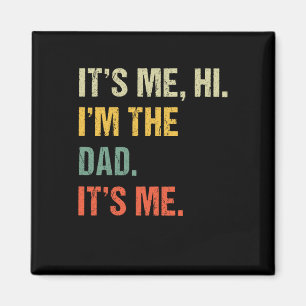 Vatertag Shirt lustig sein Ich Hi I&#; m Der Vater Magnet
