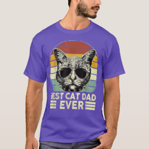 Vatertag Shirt Vater Männer Vintag Beste Katze Vat