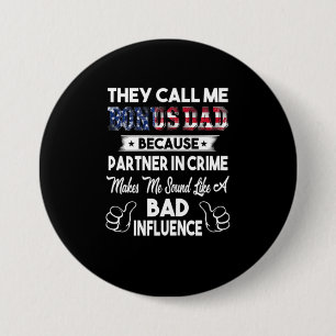 Vatertag   Sie nennen mich Bonus Vater Button