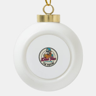 Vatertag Skelett Fast Food Humor T-Shirt Design_1 Keramik Kugel-Ornament