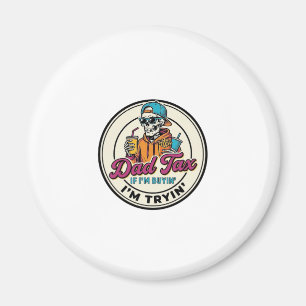 Vatertag Skelett Fast Food Humor T-Shirt Design_1 Magnet