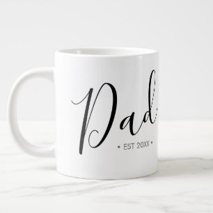 Vatertag Skript-Vater Personalisiert Jumbo-Tasse