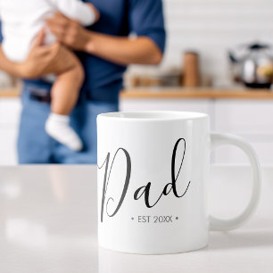 Vatertag Skript-Vater Personalisiert Jumbo-Tasse