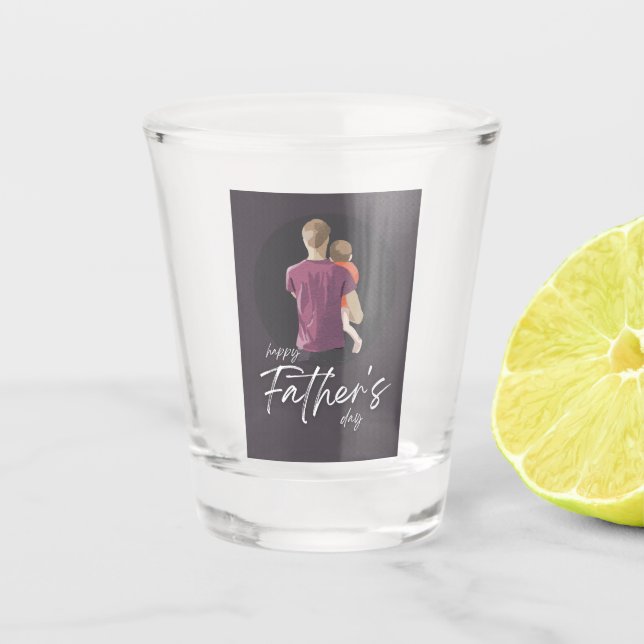 Vatertag Spezialschussglas Schnapsglas (Vorderseite)