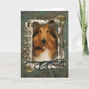 Vatertag - Steinpfähle - Collie - Natalie Karte