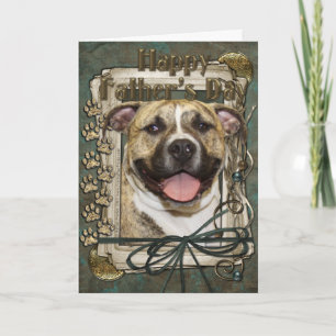 Vatertag - Steintatzen - Pitbull - Tigger Karte