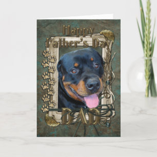 Vatertag - Steintatzen - Rottweiler - Harley Karte