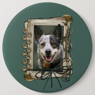 Vatertag - Steintatzen - Vieh-Hund Button