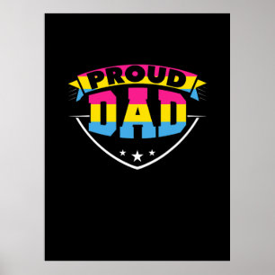 Vatertag   Stolzer Vater Pansexual Daughter Poster