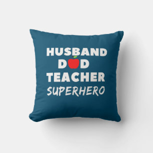 Vatertag Super Husband Vater Teacher Kissen