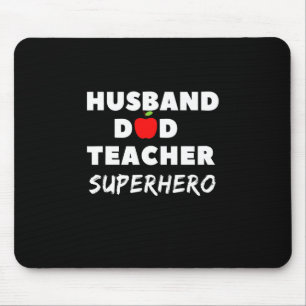 Vatertag Super Husband Vater Teacher Mousepad