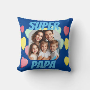 Vatertag Super Papá Love Message Spanisch Kissen