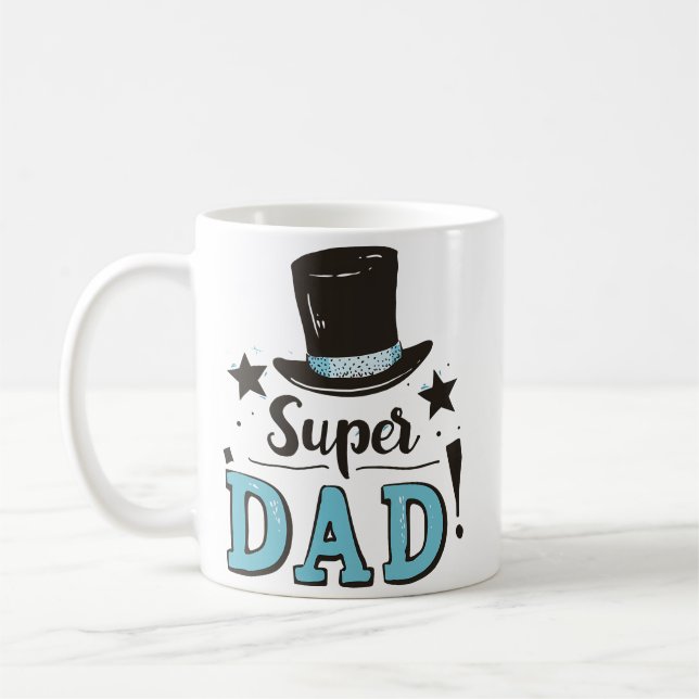 Vatertag - Super Vater Celebration Kaffeetasse (Links)