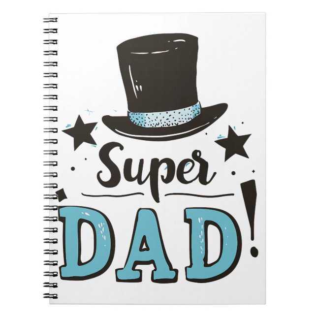 Vatertag - Super Vater Celebration Notizblock (Vorderseite)