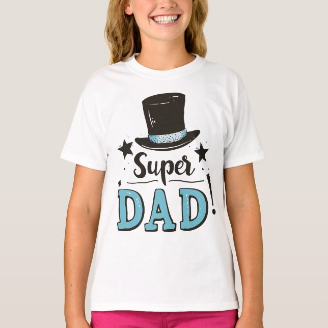 Vatertag - Super Vater Celebration T-Shirt (Vorderseite)