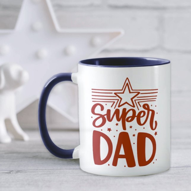 Vatertag Super Vater Tasse (Super Dad Coffee Mug)